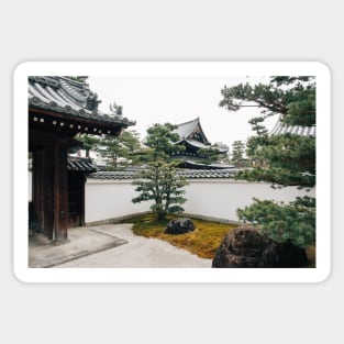 Japanese Temple in Kyoto Sticker